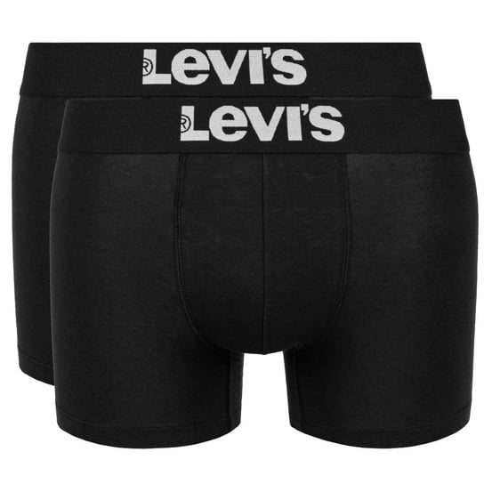 Levi's Boxer 2 Pairs Briefs 37149-0189, Mężczyzna, Bokserki, Czarne Levi's