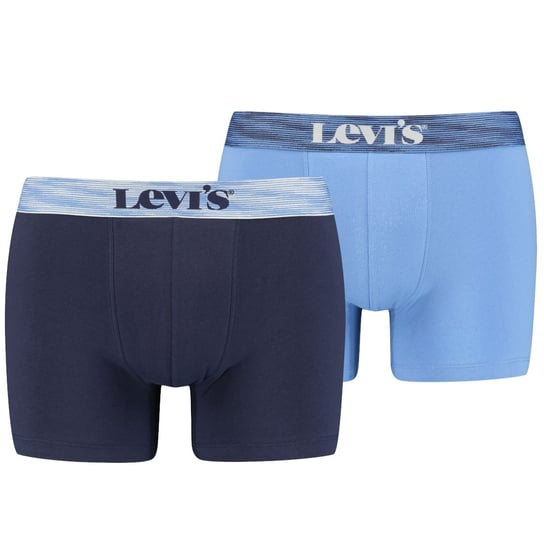 Levi's Boxer 2 Pairs Briefs 37149-0594, Mężczyzna, Bokserki, Granatowe Levi's