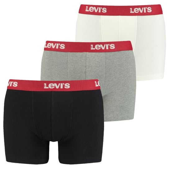 Levi's Boxer 3 Pairs Briefs 37149-0667, Mężczyzna, Bokserki, Wielokolorowe Levi's