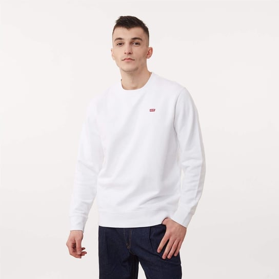 Levi's ORIGINAL CREW SWEATSHIRT WHITE - S Levi's