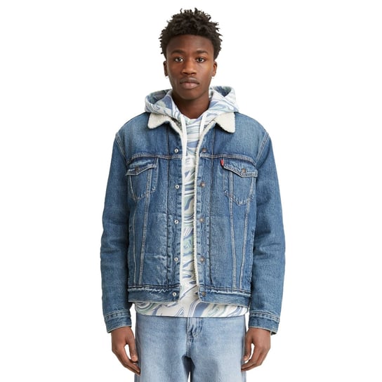 Levi's Type III Trucker Jacket 163650128, męska kurtka niebieska Levi's