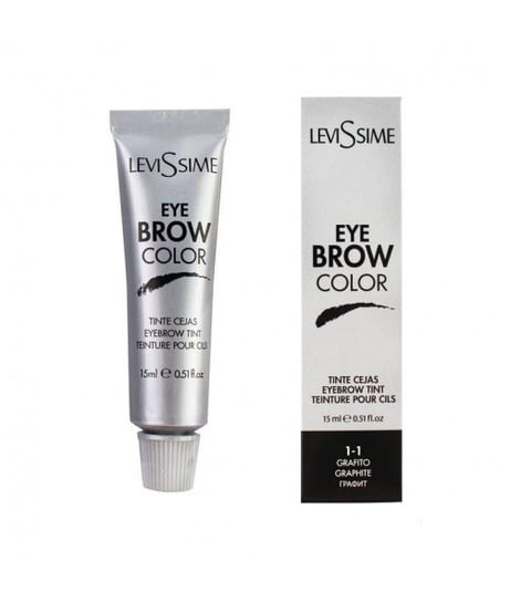 LeviSsime, Farba do brwi Eye Brow Color nr 1.1 Graﬁto/Grafitowa, 15 ml LeviSsime