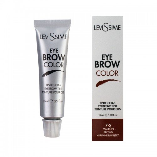 LeviSsime, Farba do brwi Eye Brow Color nr 7.5 Brown/Brązowa, 15 ml LeviSsime