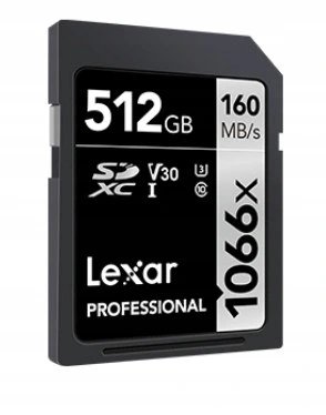 Lexar 512GB Professional 1066x SDXC UHS-I cards Lexar