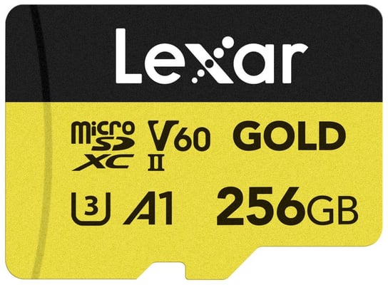 Lexar microSDXC Gold 256GB UHS-II U3 V60 A1 R 280MB/s W 180MB/s Lexar
