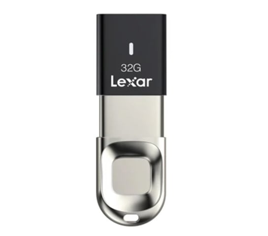 Lexar, Pendrive JumpDrive Fingerprint F35 USB 3.0 32GB (LJDF35-32GBBK) Lexar