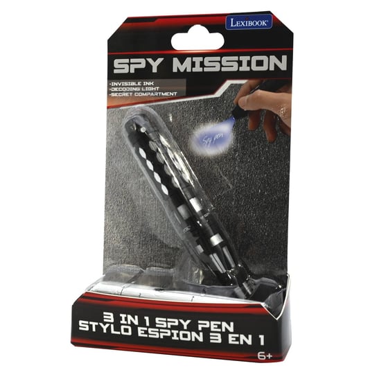 Lexibook, Długopis Z Niewidzialnym Tuszem I Światłem Szpiegowskim Spy Mission Rpspy02 LexiBook