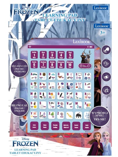 Lexibook, Dwujęzyczny Tablet Edukacyjny Frozen  Pl/En  Jcpad002Fzi17 LexiBook