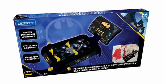 Lexibook, Elektroniczny Pinball Z Dźwiękiem I Światłami Batman Jg610Bat LexiBook