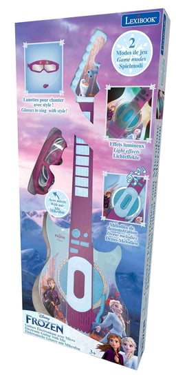 Lexibook, Gitara Elektroniczna Disney Frozen Z Okularami I Mikrofonem K260Fz LexiBook