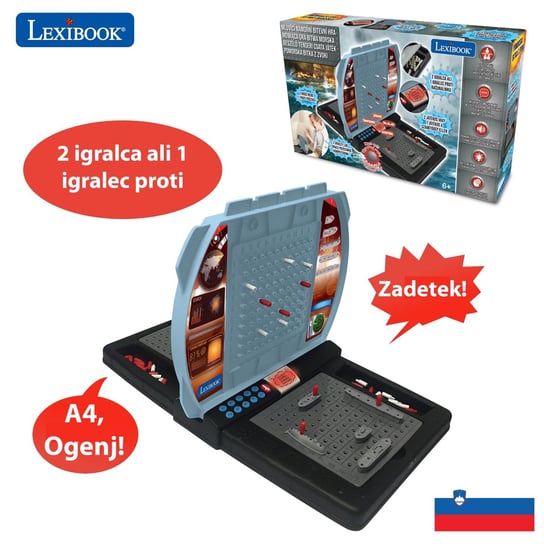 Lexibook, Gra Elektroniczna W Statki 1 Do 2 Graczy Efekty Świetlne I Dźwiękowe Gt2800I2 LexiBook