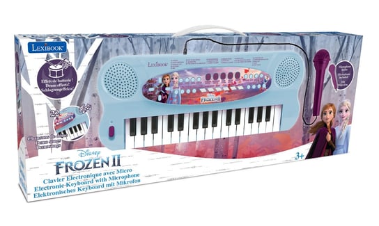 Lexibook, Klawiatura Elektryczna Disney Frozen Z Mikrofonem 32 Klawisze K703Fz LexiBook