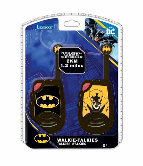 Lexibook, Krótkofalowki Walkie-Talkie Batman Z Funkcją Alfabetu Morse A Tw25Bat LexiBook