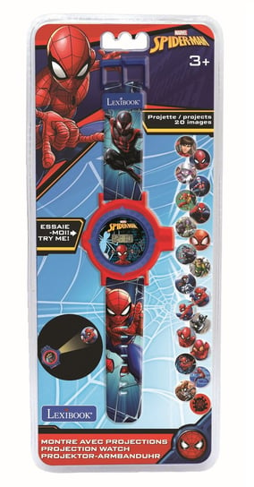 Lexibook, Zegarek Projektor Spider-Man Z 20 Obrazami Do Wyświetlenia Dmw050Sp LexiBook