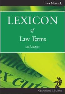 Lexicon of Law Terms Myrczek Ewa