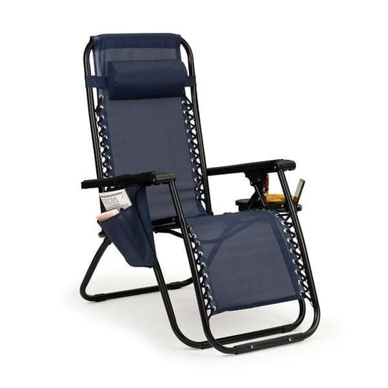 Leżak fotel ogrodowy plażowy składany zero gravity ModernHome ModernHome