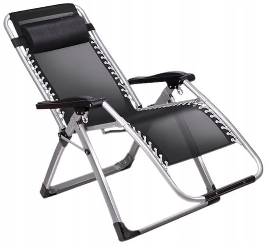 Leżak Ogrodowy Fotel Kempingowy Plażowy Krzesło Z Poduszką Inna marka