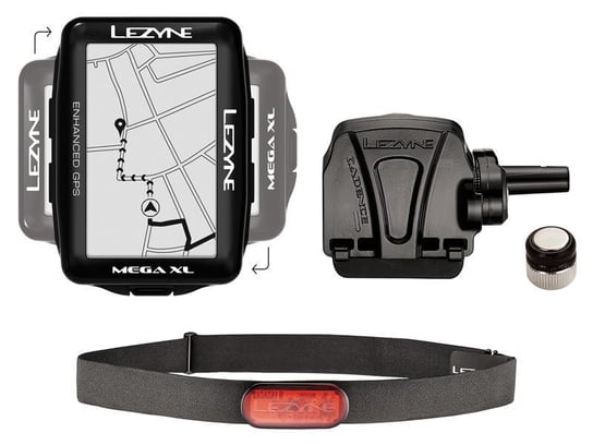 Lezyne, Licznik rowerowy, Mega XL GPS HRSC Loaded Lezyne