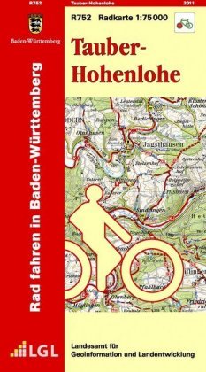 LGL BW 75 000 Rad Tauber-Hohenlohe Lva Baden-Wurttemberg, Landesamt Fr Geoinformation Und Landentwicklung Baden-Wrttemberg