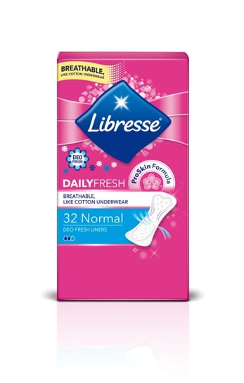 Libresse, Normal Scented, wkładki higieniczne, 32 szt. Libresse
