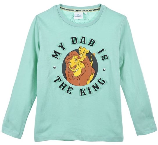 Licencjonowana bluzka chłopięca na długi rękaw - Król Lew Disney
