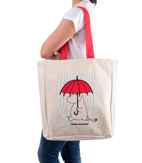 Licencjonowana torba XL, Muminek pod parasolem - Moomin - Muminki Moomins