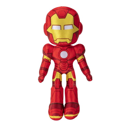 Licencyjna maskotka Iron Man 22 cm połyskujący materiał doskonała jako prezent dla fana serii Spidey JAZWARES