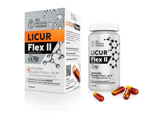 Licur Flex II, suplement diety, 30 kapsułek twardych Bio Medical Pharma