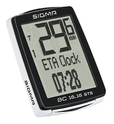 Licznik bezprzewodowy rowerowy Sigma BC 16.16 STS CAD Sigma