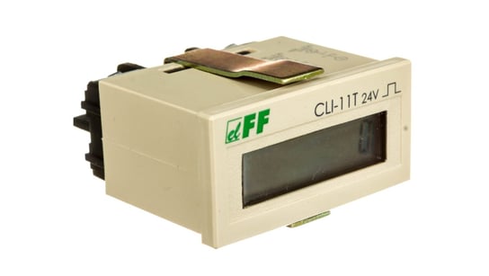 Licznik impulsów 4-30V DC 8 znaków cyfrowy tablicowy 48x24mm CLI-11T-24V F&F