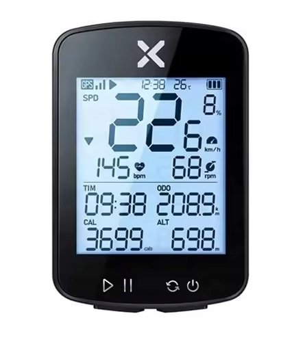 Licznik rowerowy do roweru XOSS G2+ generacja druga GPS ANT STRAVA XOSS