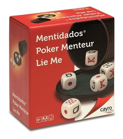 Lie Me, zestaw do gry- kości pokerowe, Cayro Cayro