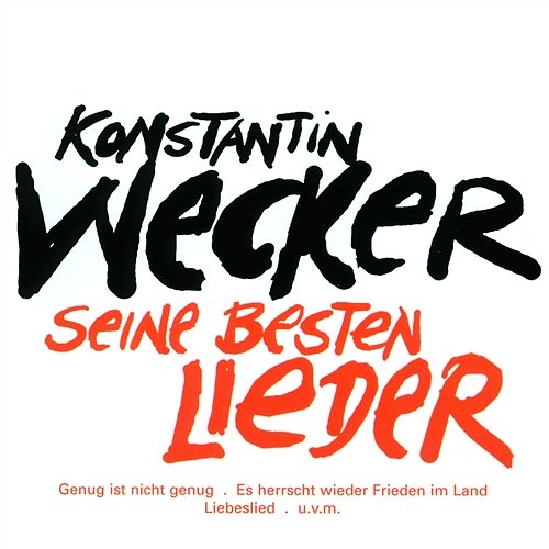Liederbuch Konstantin Wecker