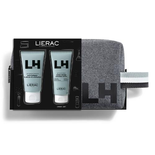 LIERAC Homme zestaw Żel energizujący, 50ml + Żel pod prysznic, 50ml Lierac