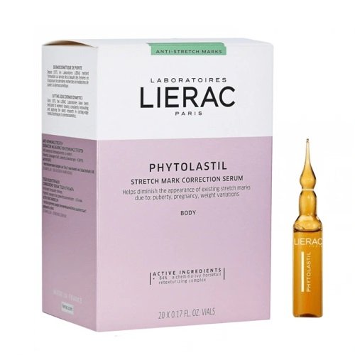 Lierac, Phytolastil, Koncentrat korygujący rozstępy w ampułkach, 20x5 ml Lierac