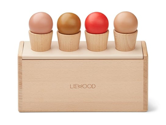Liewood - Drewniane zabawki w kształcie lodów Etta - Rose multi mix Liewood