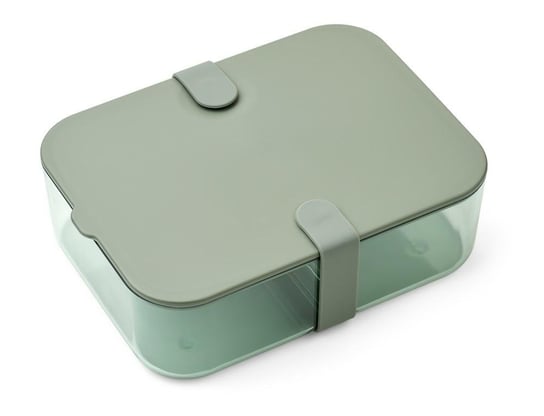 Liewood - Duży lunchbox z przegródką Carin - Faune green/Peppermint Liewood