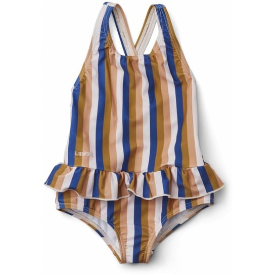 Liewood - Jednoczęściowy kostium kąpielowy Amara - Stripe: Light lavender multi mix - 86-92 (1 1/2-2y) Liewood