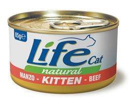 Life Cat Puszka 85G Kitten Wołowina Karma Dla Kociąt Life Pet Care