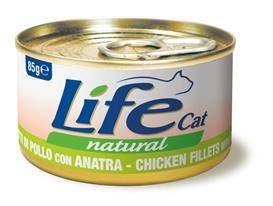 Life Cat Puszka 85G Kurczak Kaczka Filet Karma Dla Kota Life Pet Care