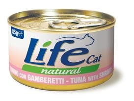Life Cat Puszka 85G Tuńczyk Krewetki Karma Dla Kota Life Pet Care