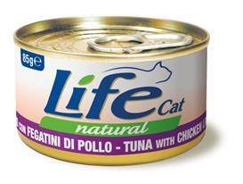 Life Cat Puszka 85G Tuńczyk Wątróbka Drobiowa Karma Dla Kota Life Pet Care