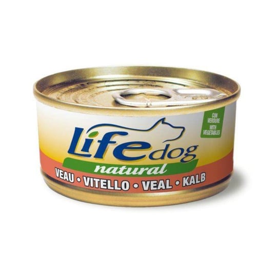 Life Dog puszka 170g Veal+ Vegetables Life Pet Care