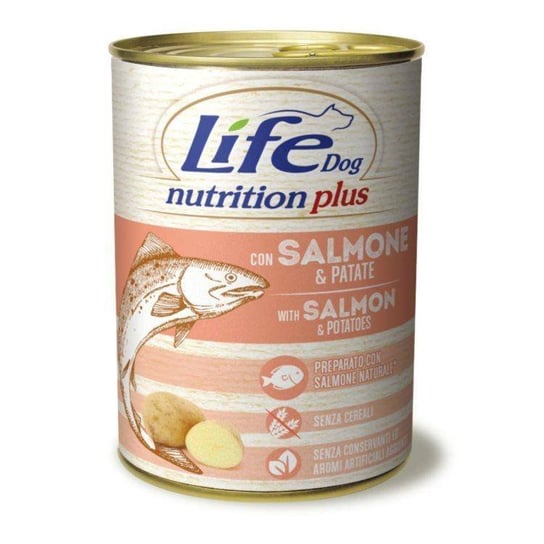 Life Dog puszka 400g Salmon + Potatoes Life Pet Care