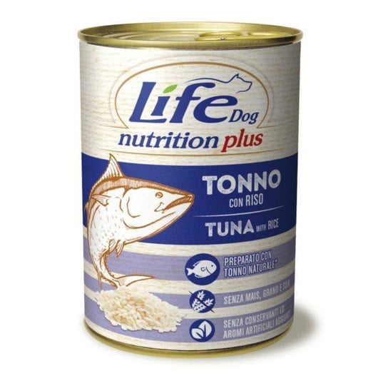 Life Dog puszka 400g Tuna + Rice Life Pet Care