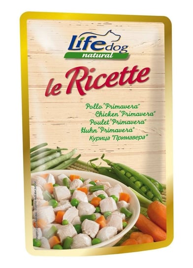 Life Dog saszetka 95g Chicken + Primavera Le Ricette Life Pet Care