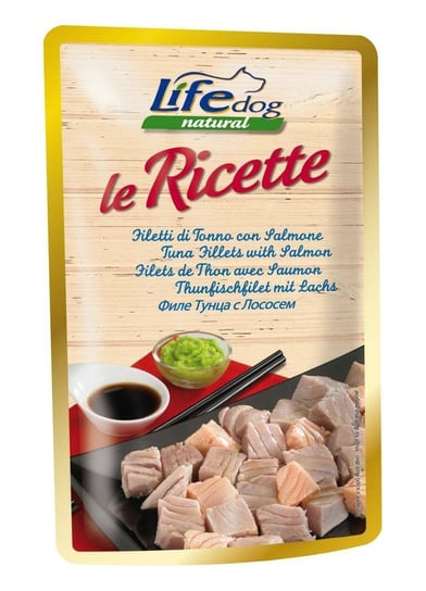 Life Dog saszetka 95g Tuna + Salmon Le Ricette Life Pet Care