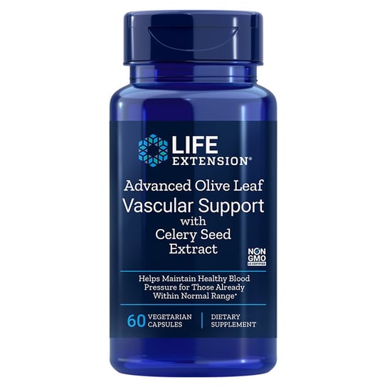 Life Extension, Advanced Olive Leaf Vascular Support, Suplement diety, 60 kaps. Life Extension