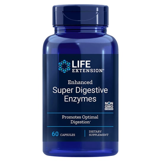 Life Extension Enhanced Super Digestive Enzymes Suplementy diety,  60 vege kaps. Life Extension