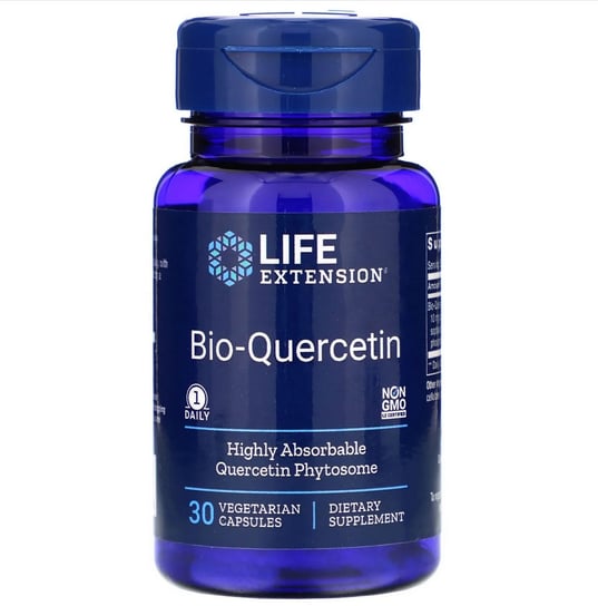 Life Extension, Kwercetyna Bio-Quercetin, 30 Kapułek Inna marka